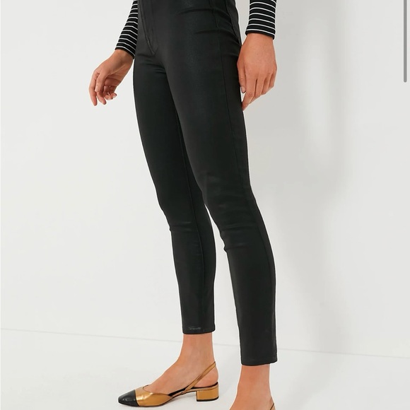 NWT 7 For All Mankind The Black Coated High Waist Ankle Skinny, 27 - Picture 4 of 16